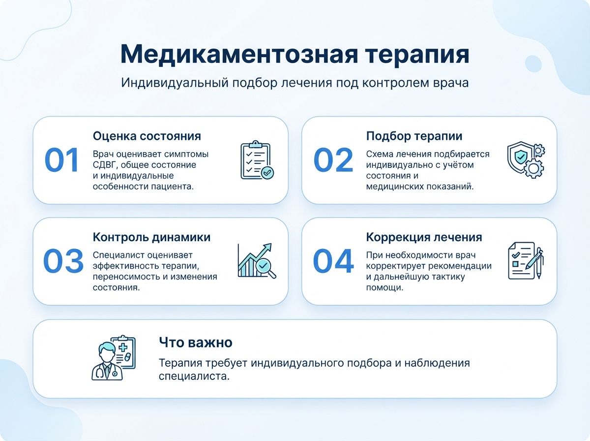 Лечение СДВГ в Усолье-Сибирском у детей и взрослыхинфографика